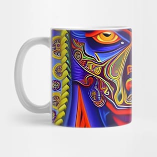 Dosed in the Machine (24) - Trippy Psychedelic Art Mug
